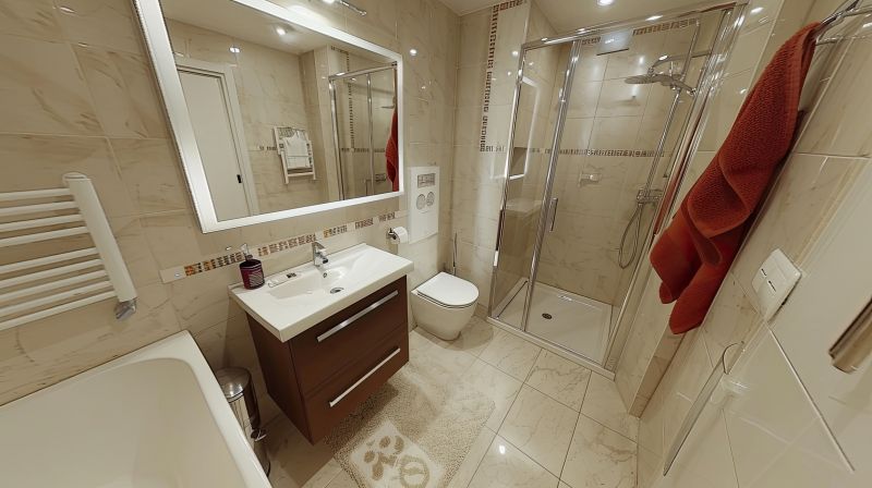 Renovated Bathroom with Storage Solutions